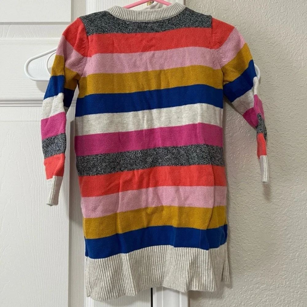 Baby Gap Multicolor Y2K Stripe Sweater Dress Toddler Girl 2T